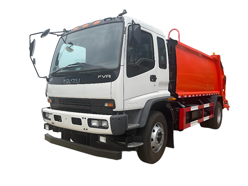 4x2 ISUZU شاحنة ضغط القمامة
