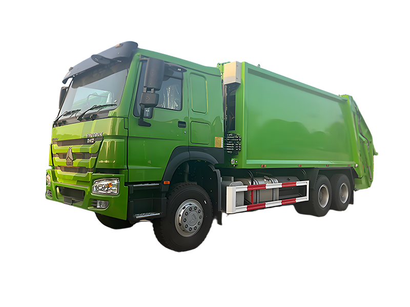 6x4 SINOTRUK HOWO شاحنة ضغط القمامة