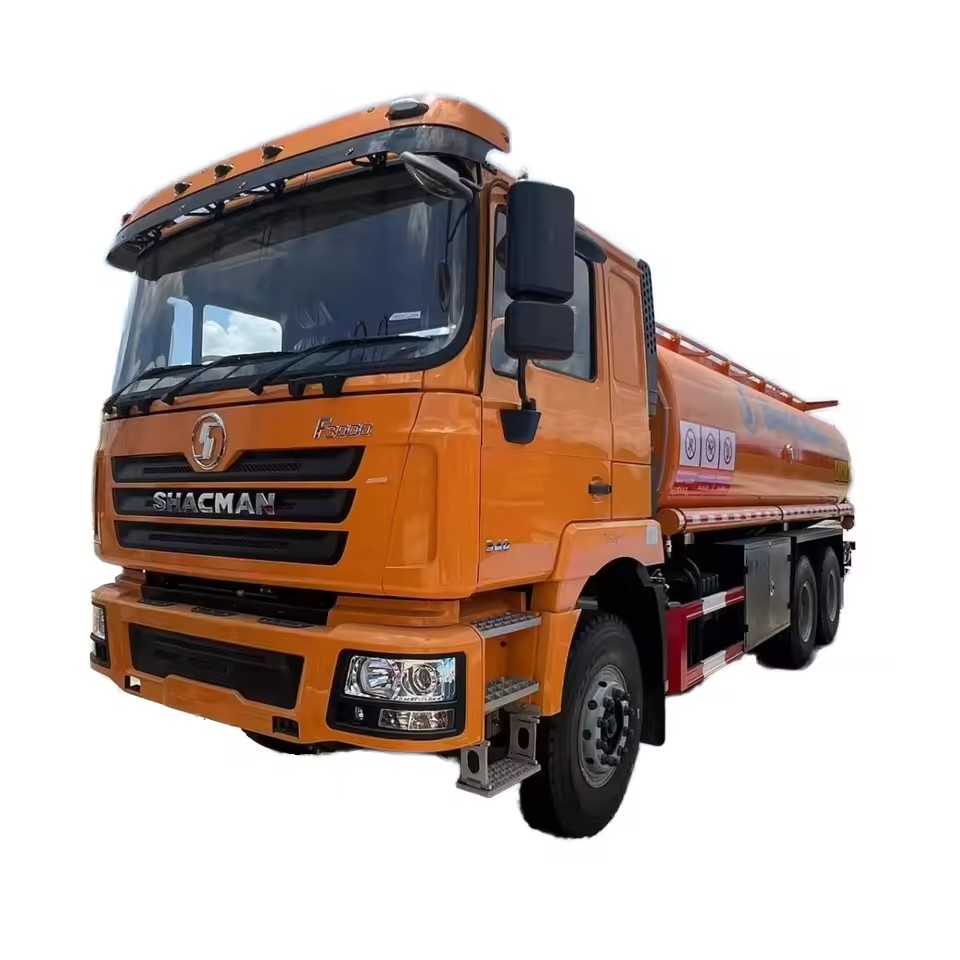 SHACMAN20-متر مكعب ديزل الوقود ناقلة المحور 6x4 محرك