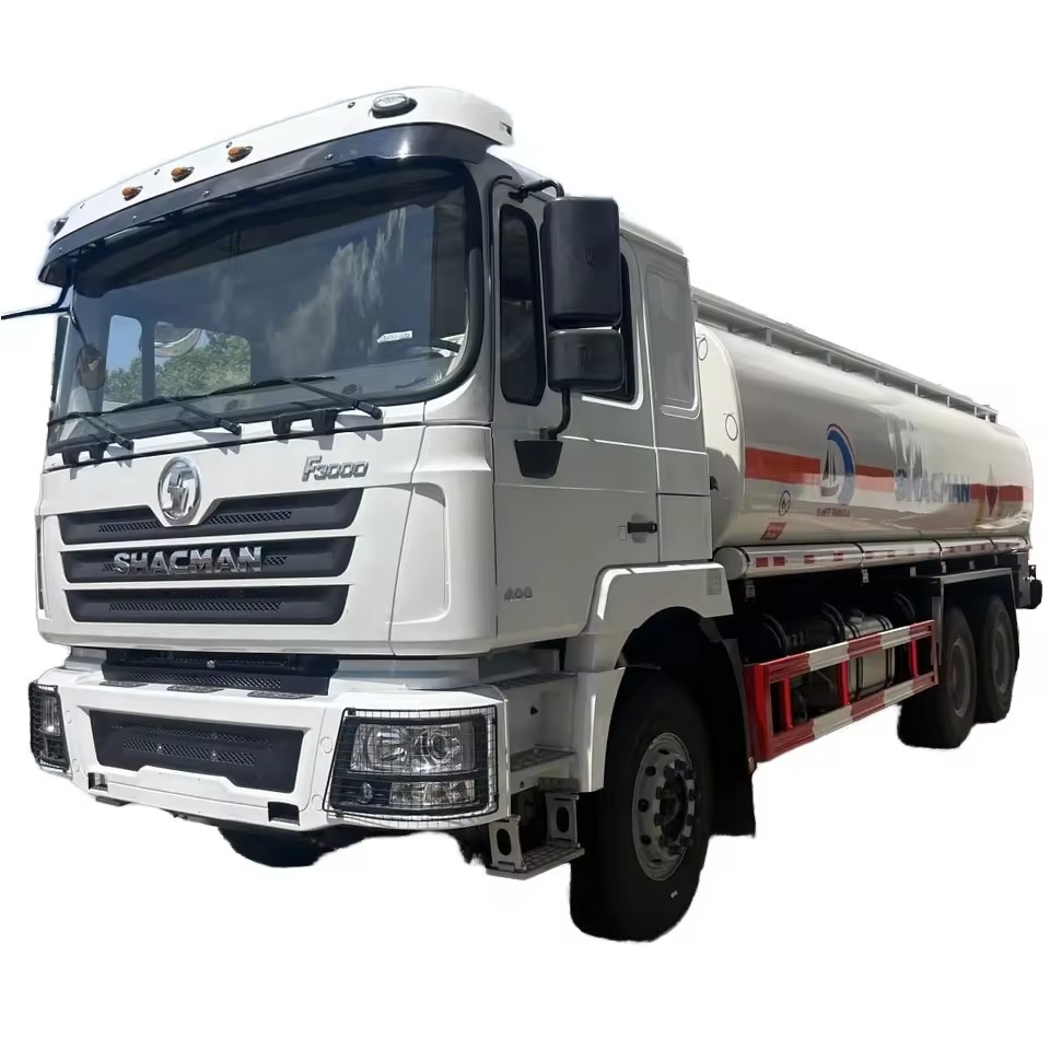 6x4 20 طن شاحنة خزان الوقود من الألومنيوم SHACMAN F3000