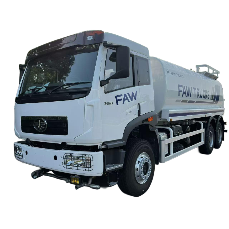 شاحنة رش المياه FAW 6x4 20T للبناء وتنظيف الطرق - دائمة وفعالة