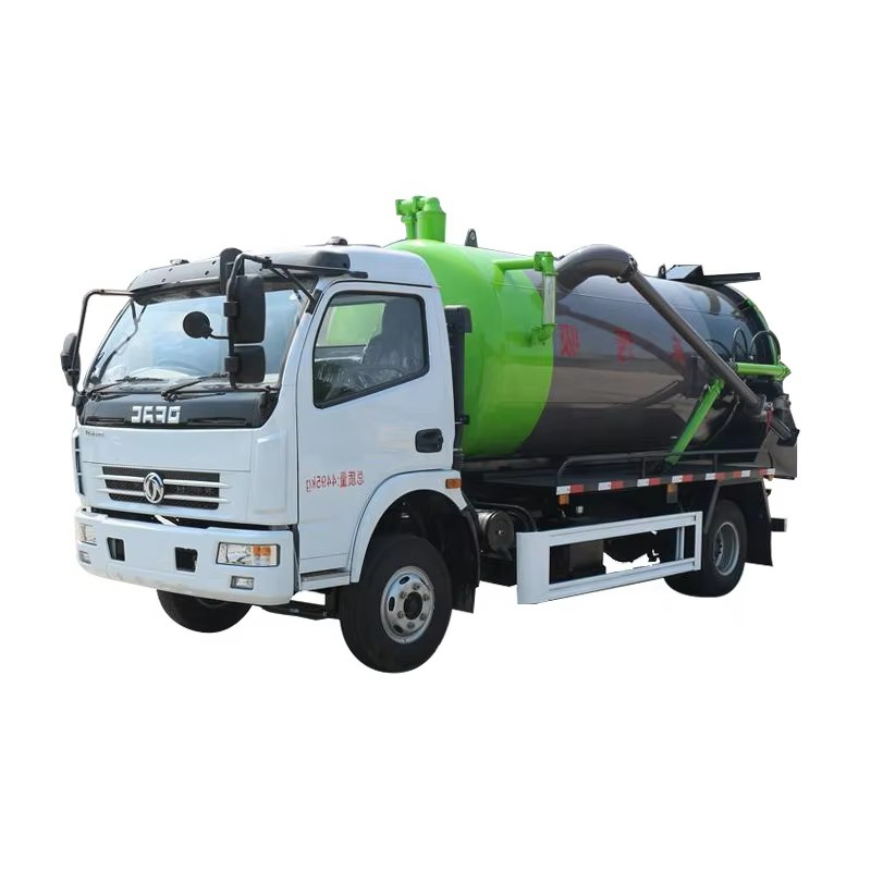 Dongfeng 8 CBM شاحنة امتصاص الصرف الصحي 4x2 شاحنة الصرف الصحي الفراغ البراز مع سعر منخفض