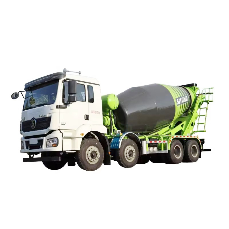 شاكمان M3000 8x4 شاحنة خلاط الخرسانة 8CBM شاحنة خزان الأسمنت السائبة مع آلة خلاط الخرسانة