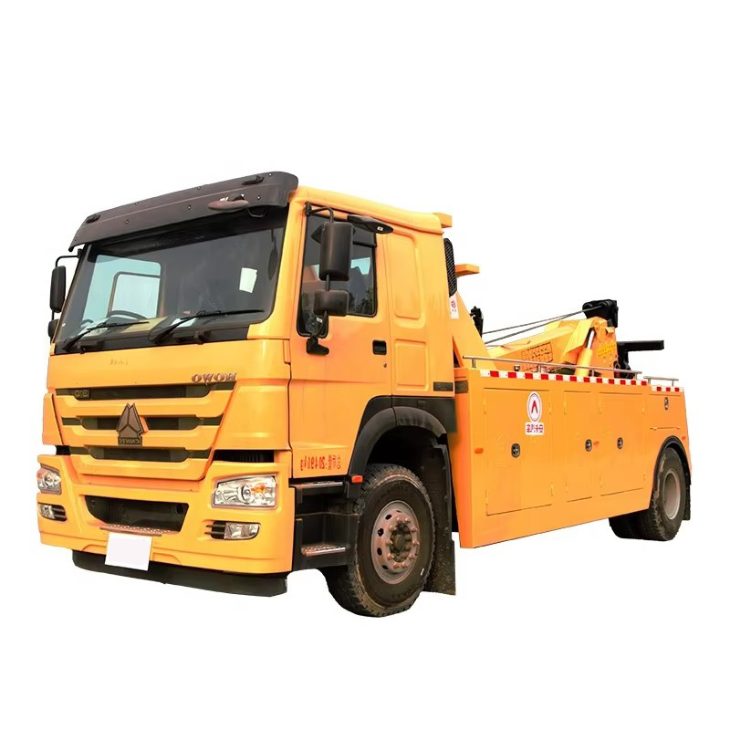 Sinotruk Howo 20Ton شاحنة سحب الحطام الثقيلة مع شاحنة استرداد الطرق الرافعة الهيدروليكية مع Cr