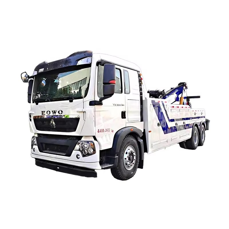 تصدير Howo 6x4 الدوار محطم سحب شاحنة إنقاذ الطوارئ 20Ton 30Ton شاحنة سحب هيدروليكية ل