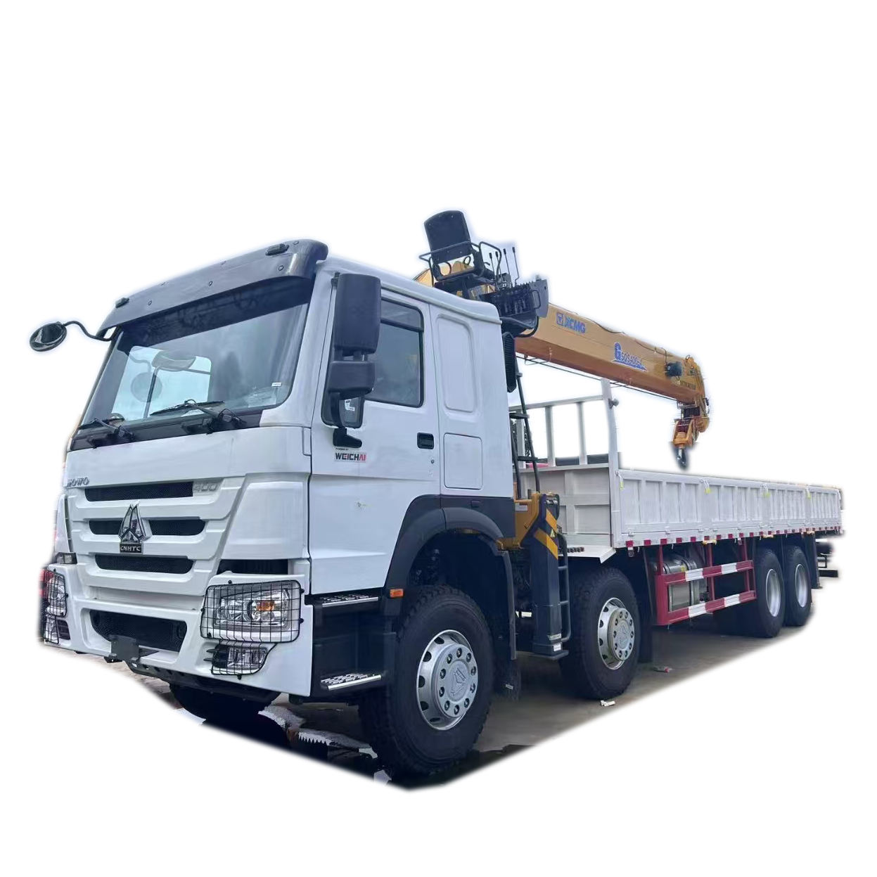 HOWO SINOTRUK 16T 20T 25T رافعة السيارات شاحنة الشحن مع الطي بوم رافعات بوم مستقيمة