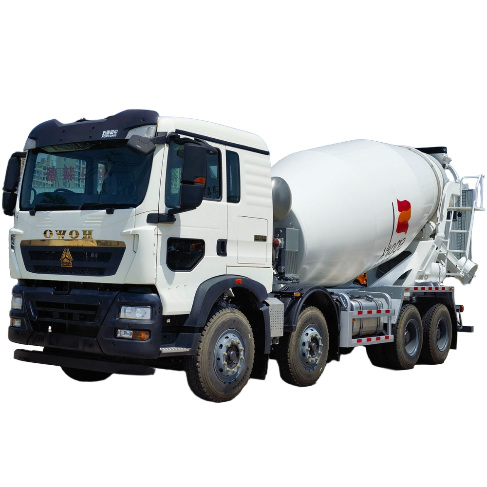 مصنع مباشر HOWO TX 8X4 12m&sup3; الخرسانة خلط خزان مضخة الأسمنت شاحنة شاحنة الخرسانة خلاط الخرسانة