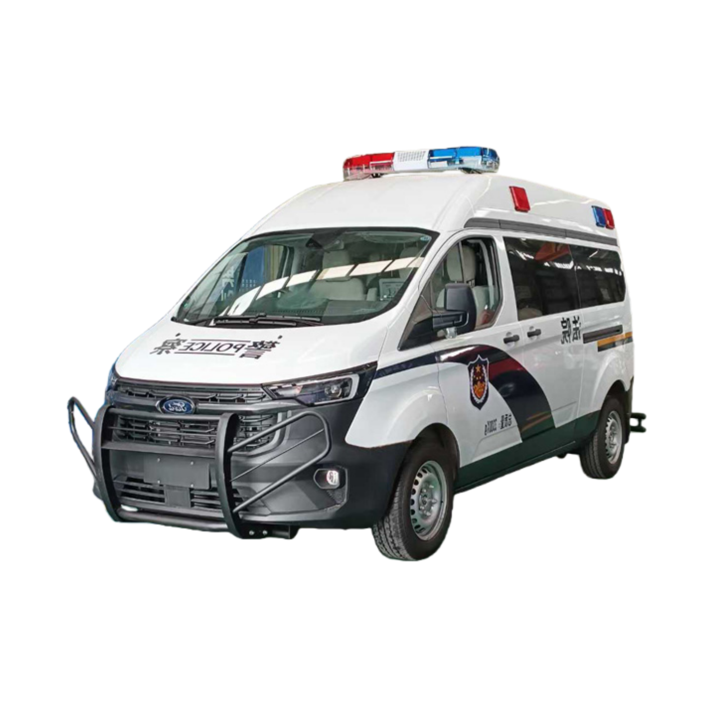 فورد T6 مركبة نقل السجناء مكافحة الهروب شاحنة السجن الآمنة مع CCTV ونظام الاحتواء