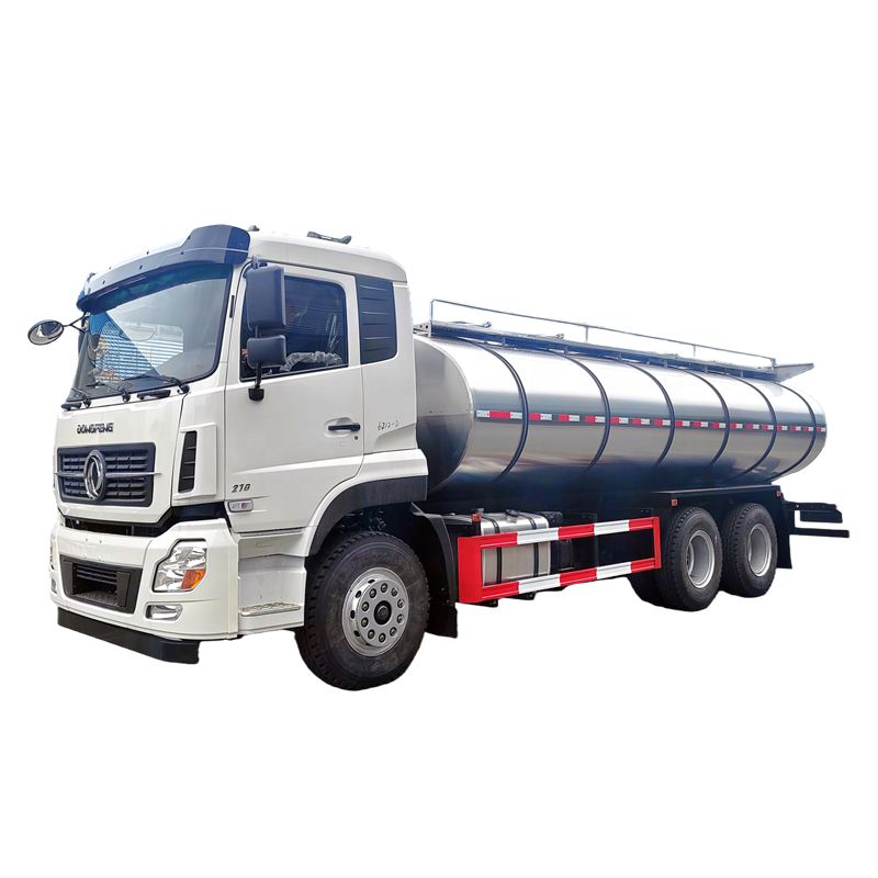 العلامة التجارية الجديدة Dongfeng 6X4 شاحنة الحليب 16 متر مكعب 304 الفولاذ المقاوم للصدأ شاحنة النقل