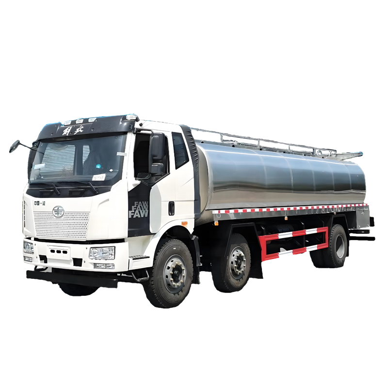 مبيعات المصنع FAW 6X2 شاحنة الحليب 18m&sup3; السائبة FreshMilk نقل شاحنة خزان 18000L ناقلة الحليب Tr