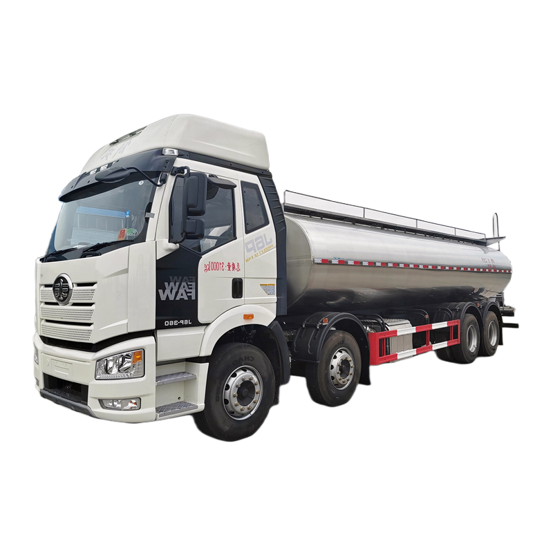 العلامة التجارية الجديدة FAW 8X4 شاحنة الحليب 22m&sup3; شاحنة خزان الحليب المقاوم للصدأ 22000L سعر ش