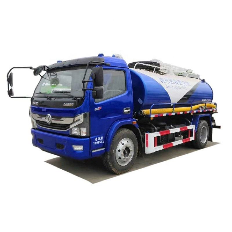 سعر جيد 5cbm شاحنة امتصاص البراز 4x2 5000Liters شاحنة امتصاص ناقلة نفايات للبيع
