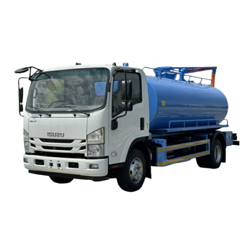 سعر رخيص 1suzu 5cbm 5000l شاحنة شفط الصرف الصحي الفراغ 4x2 شاحنة تنظيف الحمأة البرازية لـ