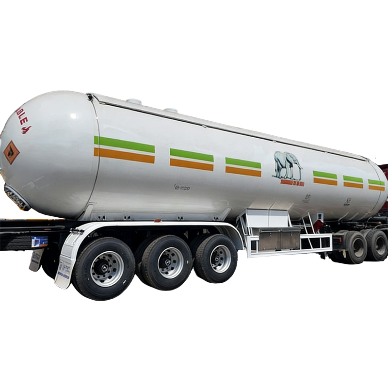 60m3 30mt ناقلة الغاز المسال الطبيعي المقطورة