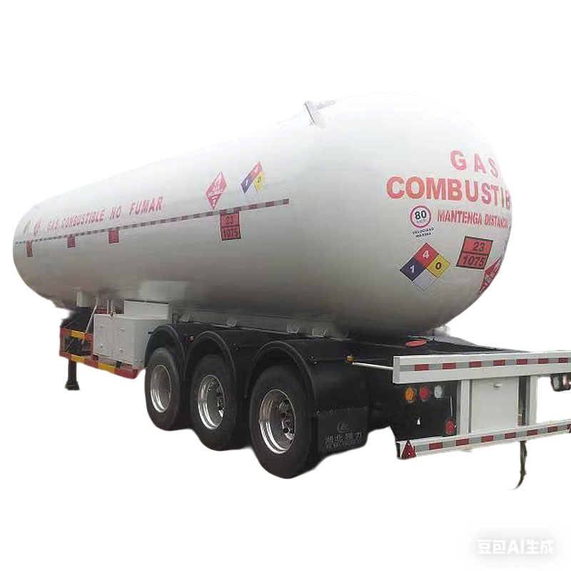 25MT 49600L ناقلة الغاز البروبان مقطورة مع مقياس مستوى روتشستر