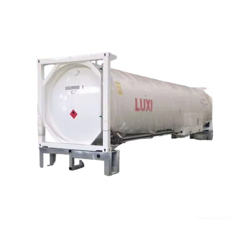 حلول تخزين الغاز السائل ASME 20FT / 40FT Un T75 حاوية ISOTank