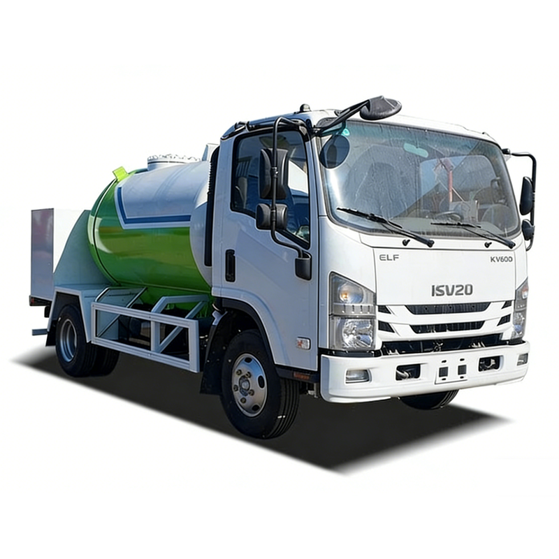 ISUZU 5cbm شاحنة إعادة ملء الغاز المسال