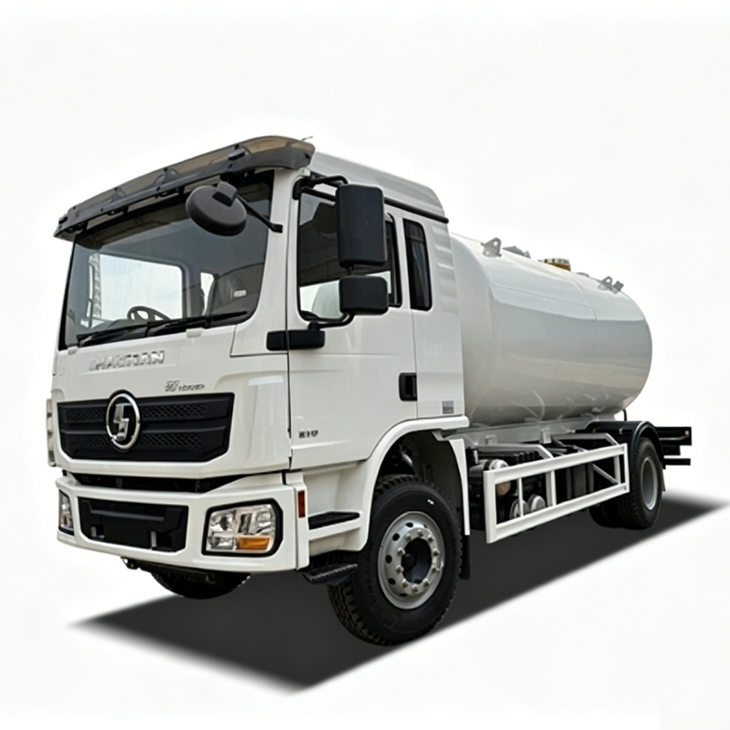 7 طن متري 15000 لتر غاز LPG شاحنة Bobtail SHACMANI